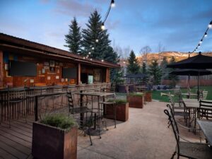 Harison's outdoor patio